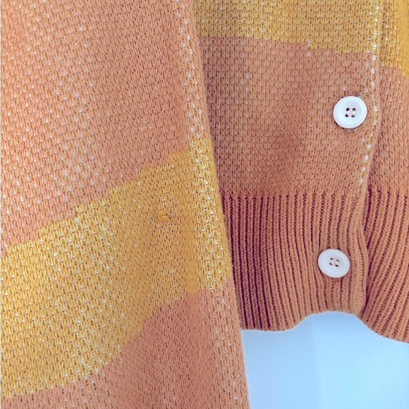 LE LIS novelty knit cardigan small - Picture 2 of 4